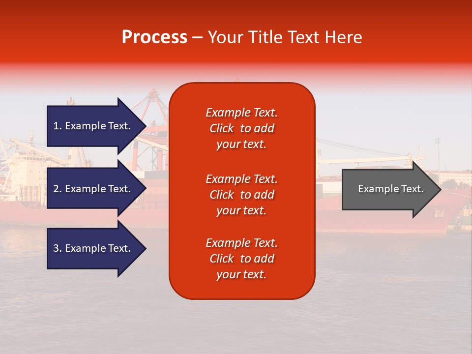 Commerce Harbour Economy PowerPoint Template