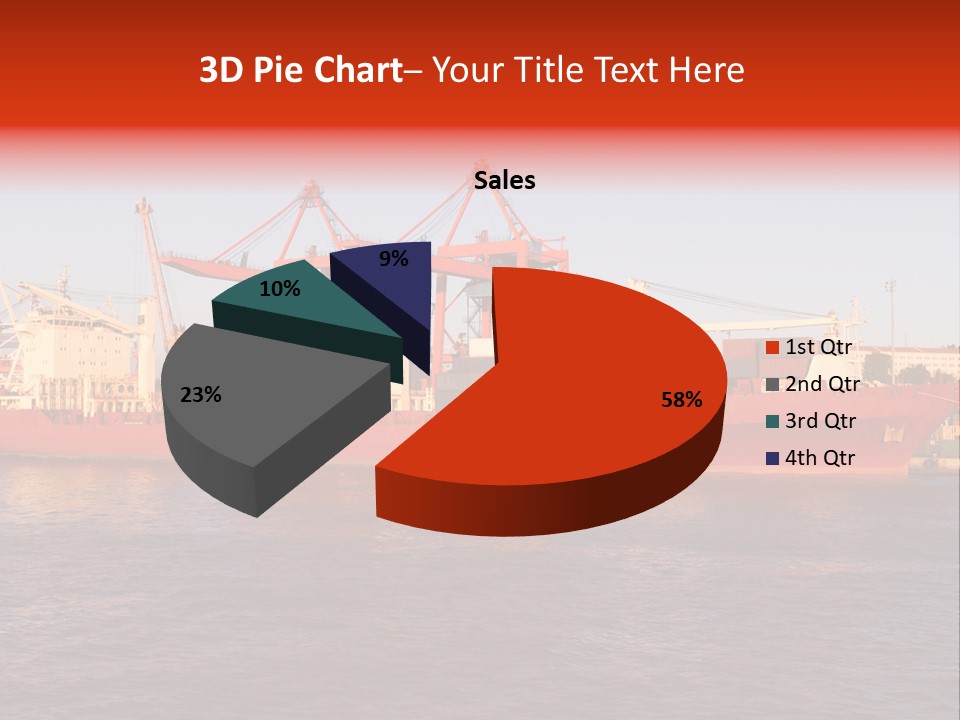 Commerce Harbour Economy PowerPoint Template