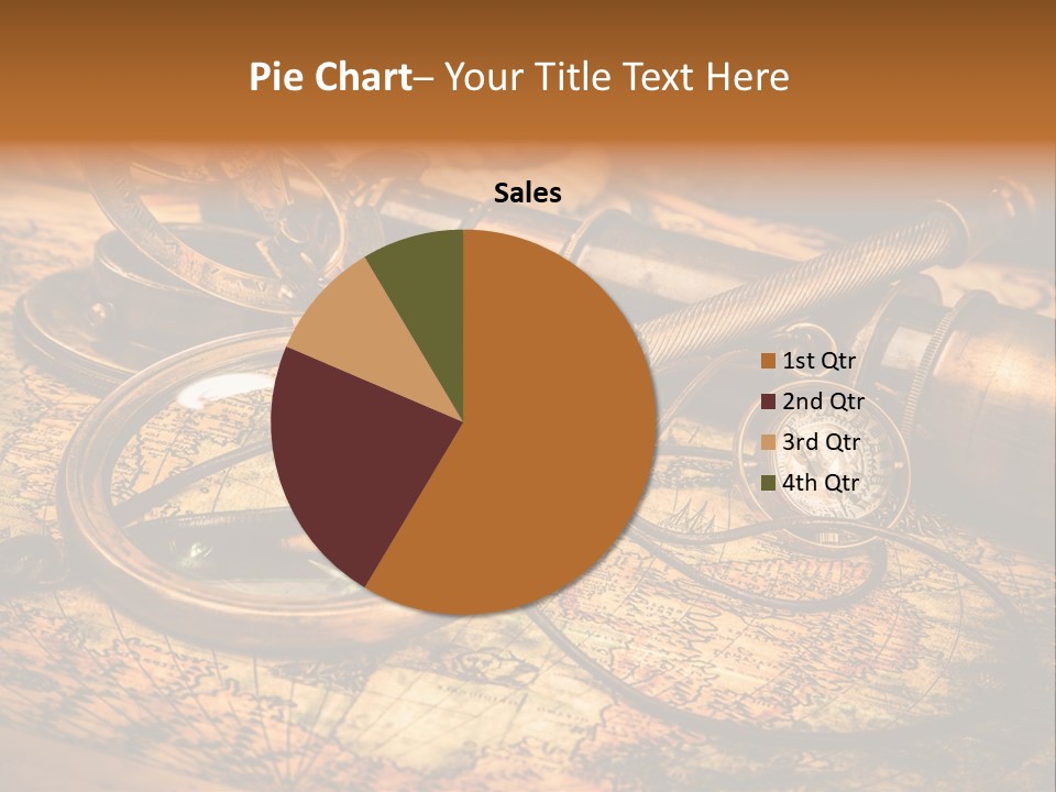 Navigation Gold Business PowerPoint Template
