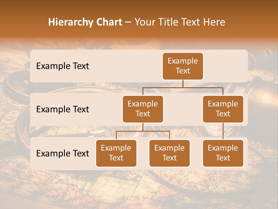 Navigation Gold Business PowerPoint Template
