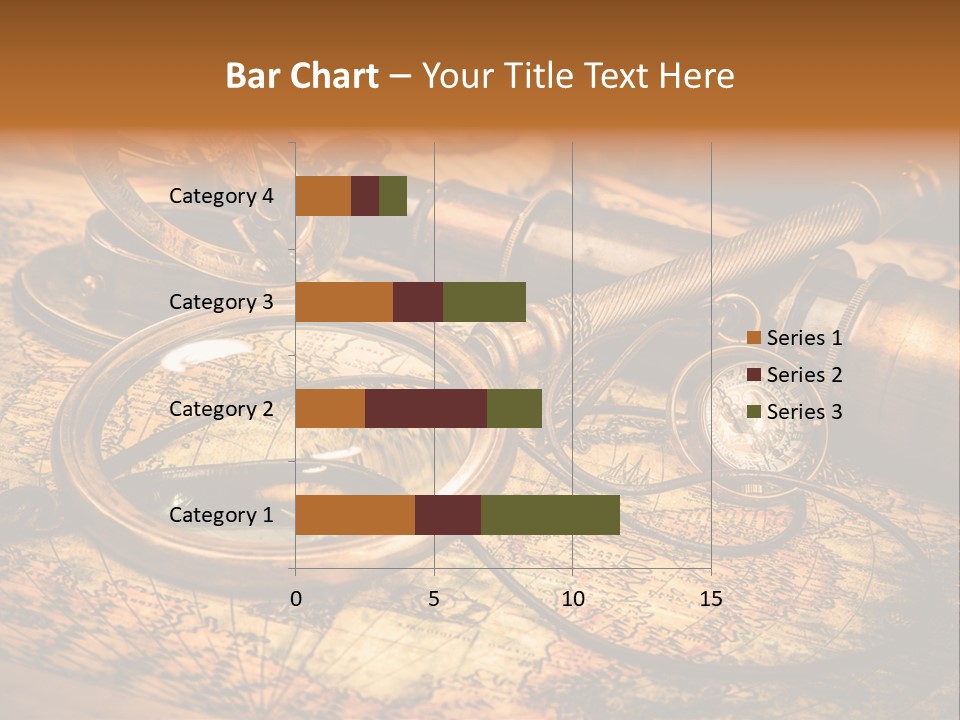 Navigation Gold Business PowerPoint Template