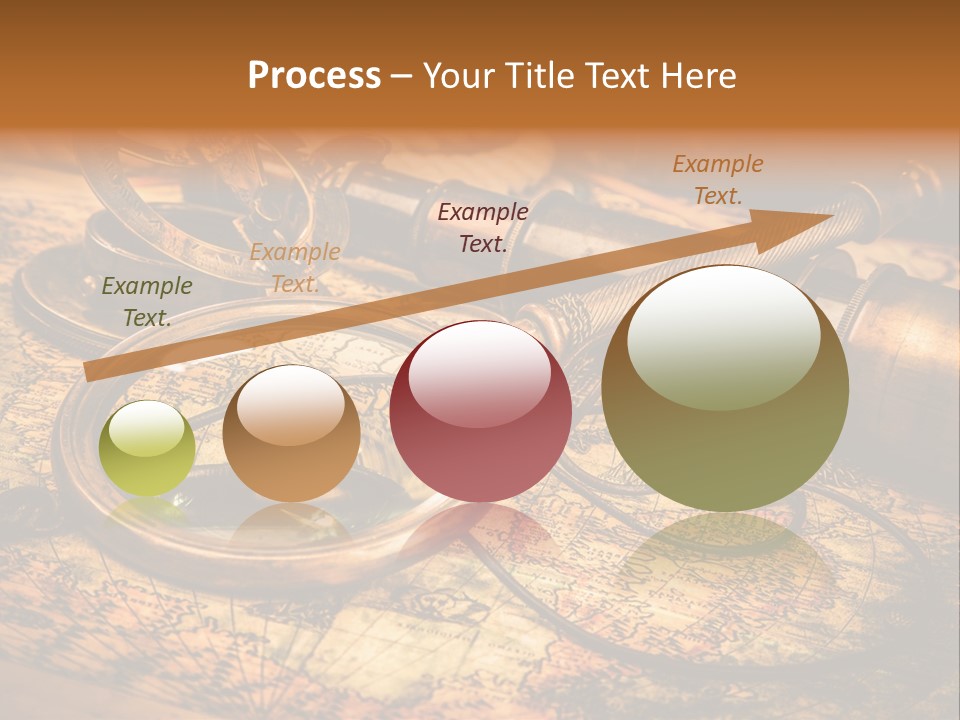 Navigation Gold Business PowerPoint Template