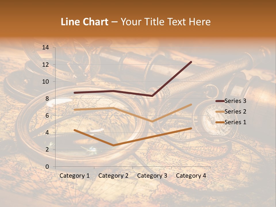 Navigation Gold Business PowerPoint Template