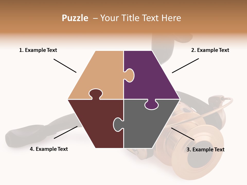 Fishing Reel PowerPoint Template