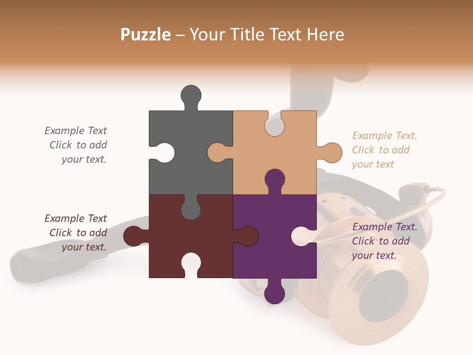 Fishing Reel PowerPoint Template