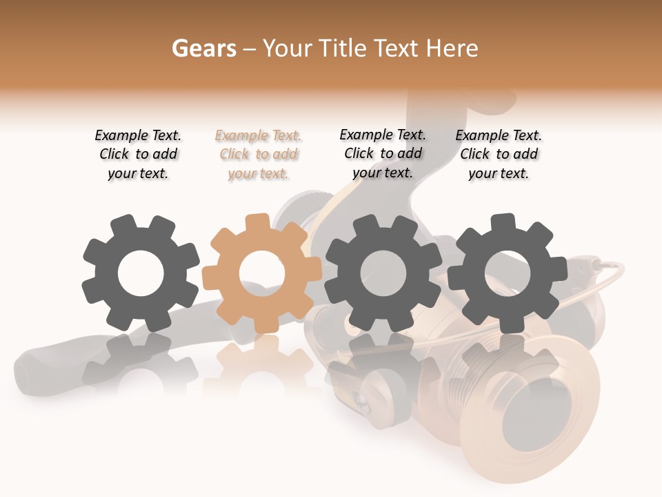 Fishing Reel PowerPoint Template
