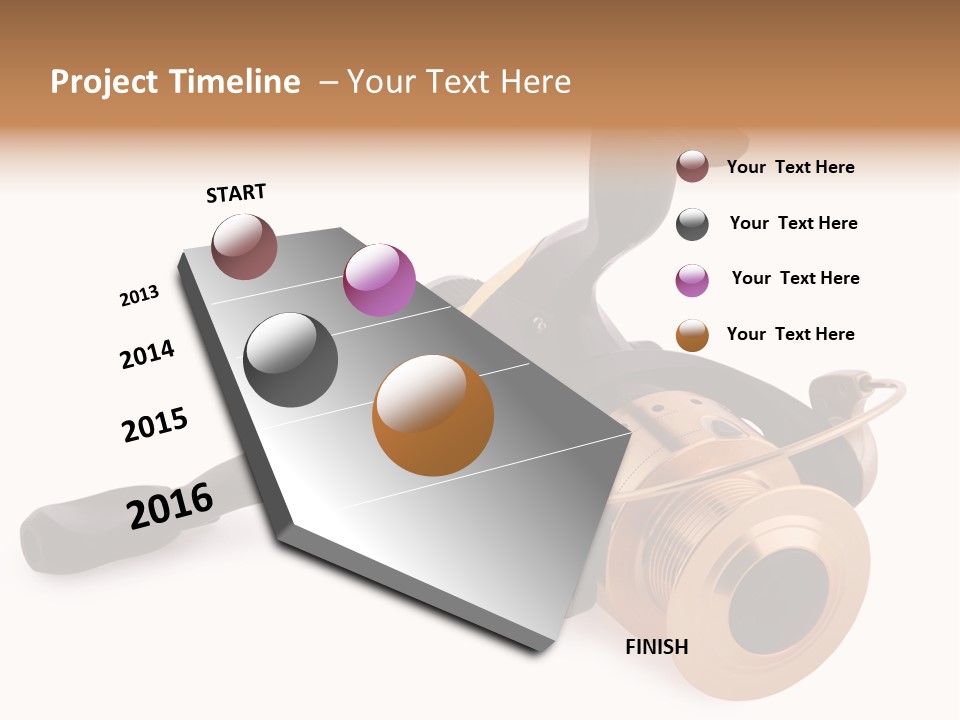 Fishing Reel PowerPoint Template