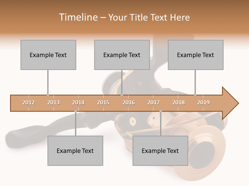 Fishing Reel PowerPoint Template