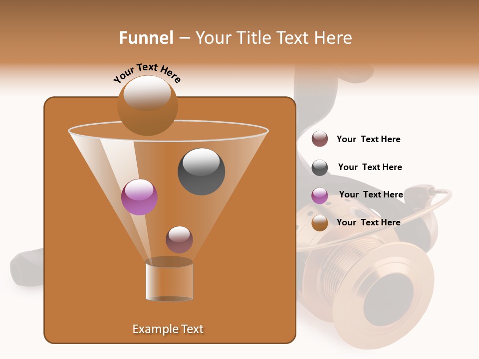 Fishing Reel PowerPoint Template