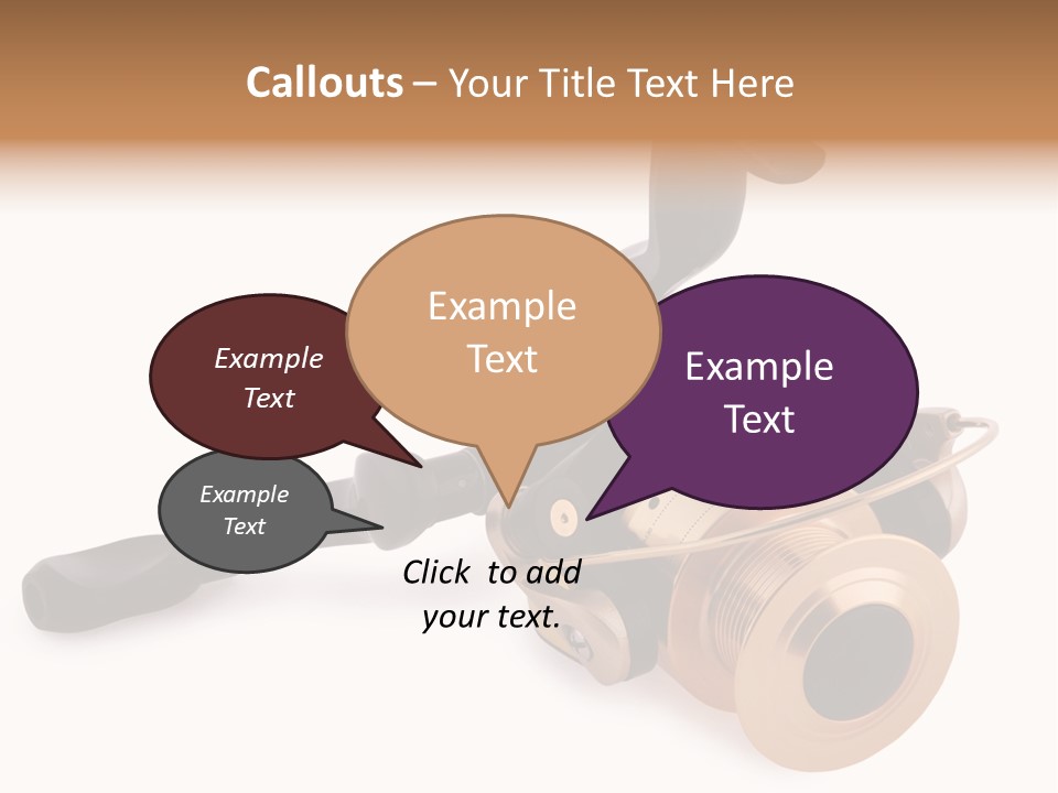 Fishing Reel PowerPoint Template