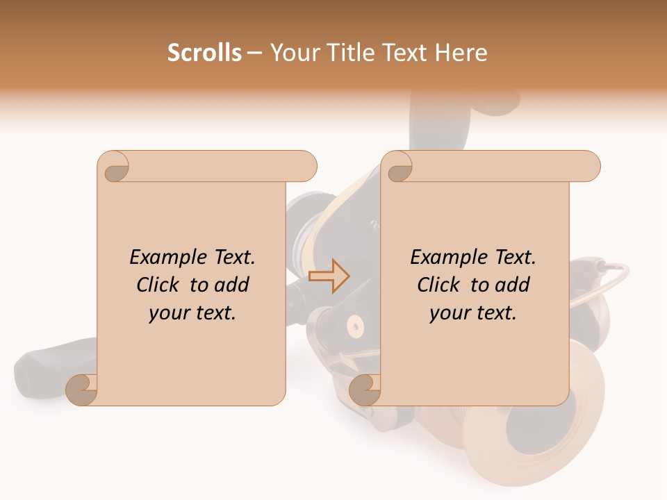 Fishing Reel PowerPoint Template