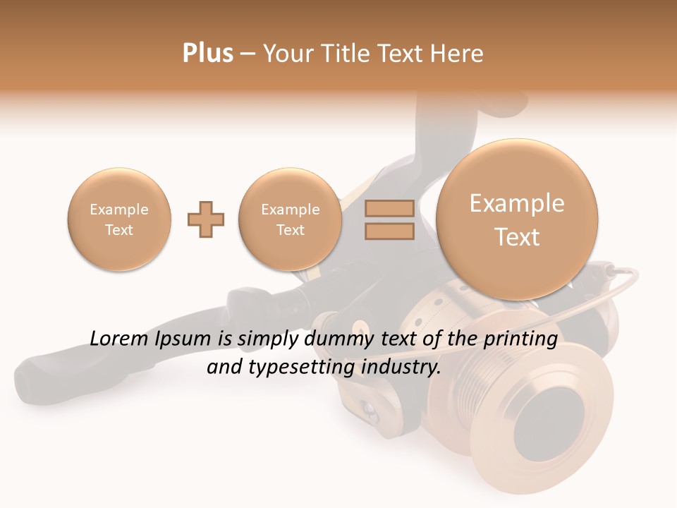 Fishing Reel PowerPoint Template
