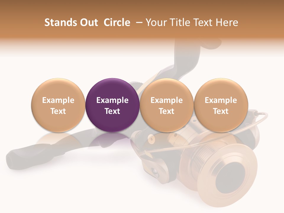 Fishing Reel PowerPoint Template