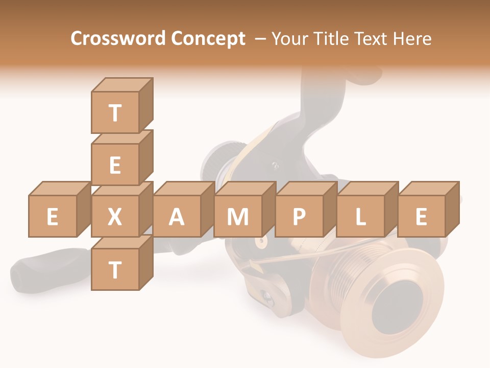 Fishing Reel PowerPoint Template