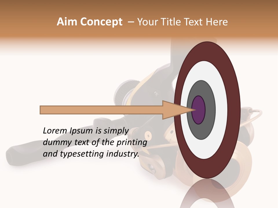 Fishing Reel PowerPoint Template