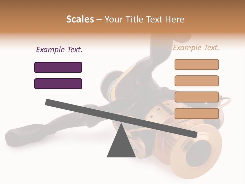 Fishing Reel PowerPoint Template