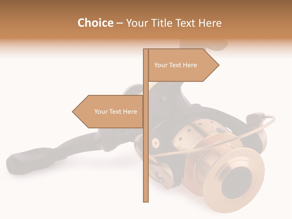 Fishing Reel PowerPoint Template