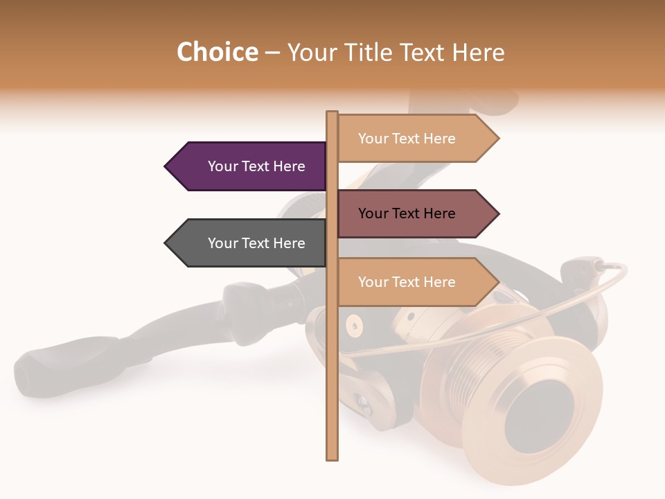 Fishing Reel PowerPoint Template