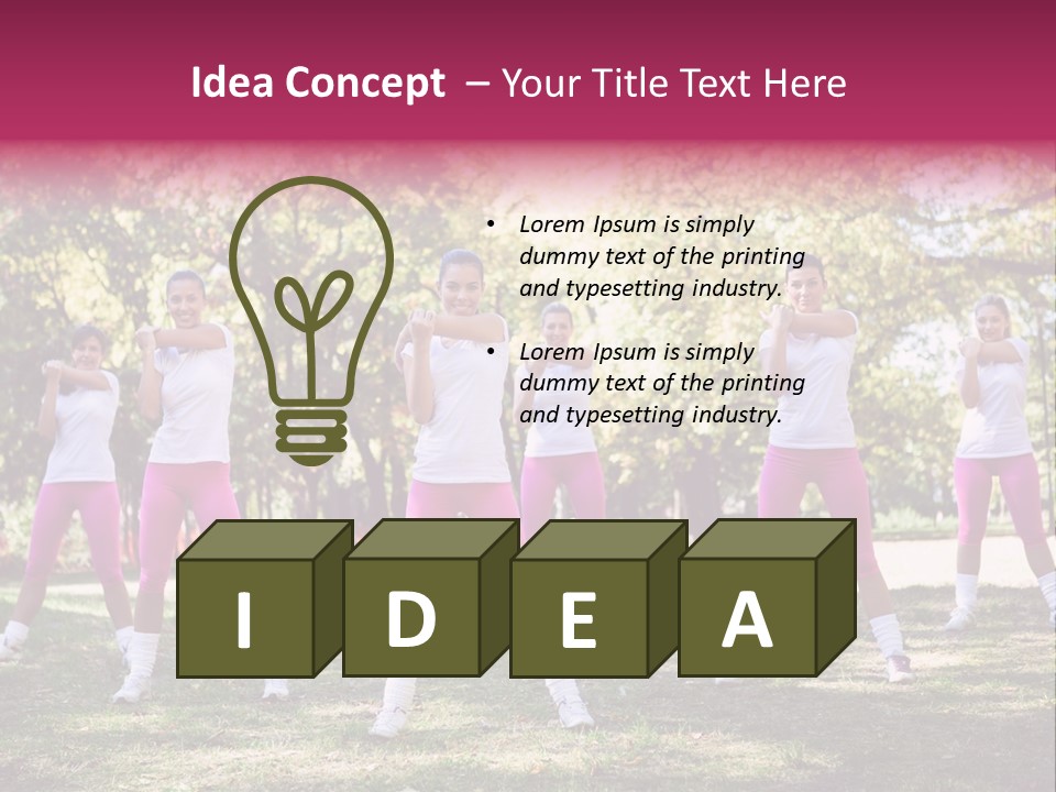 Illustration Brain Rotate PowerPoint Template