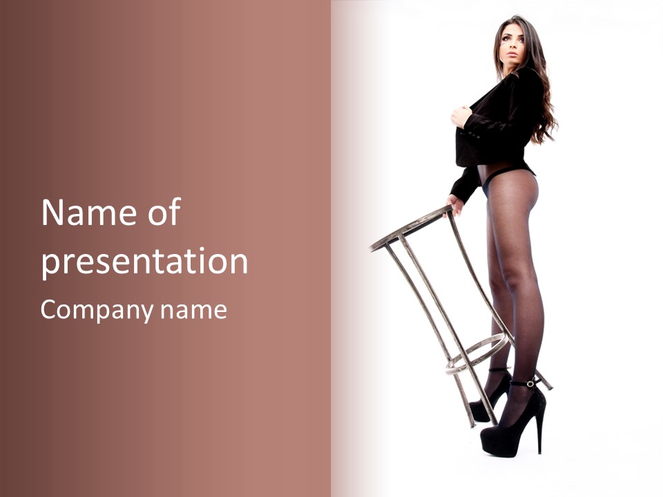 Perfect Black Beautiful PowerPoint Template