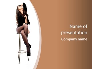 Beauty Striptease Light PowerPoint Template