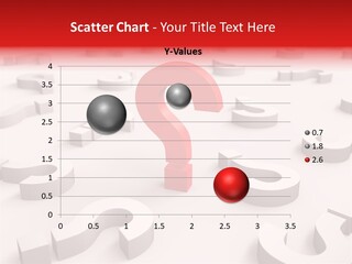 Group Of Objects Help Red PowerPoint Template