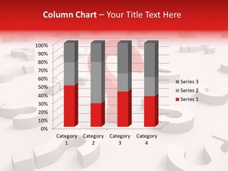 Group Of Objects Help Red PowerPoint Template