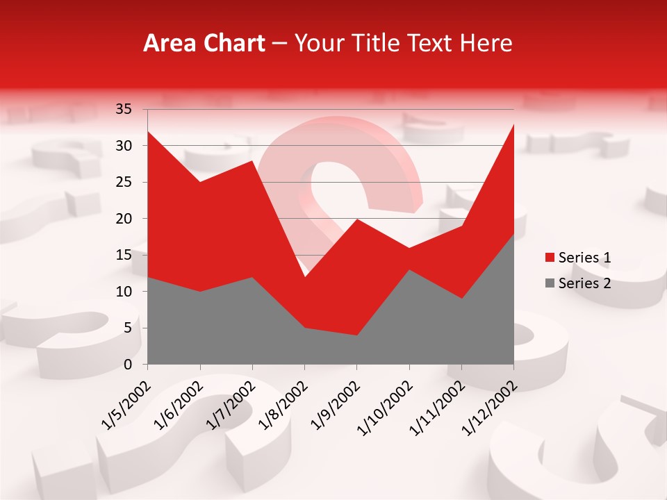 Group Of Objects Help Red PowerPoint Template