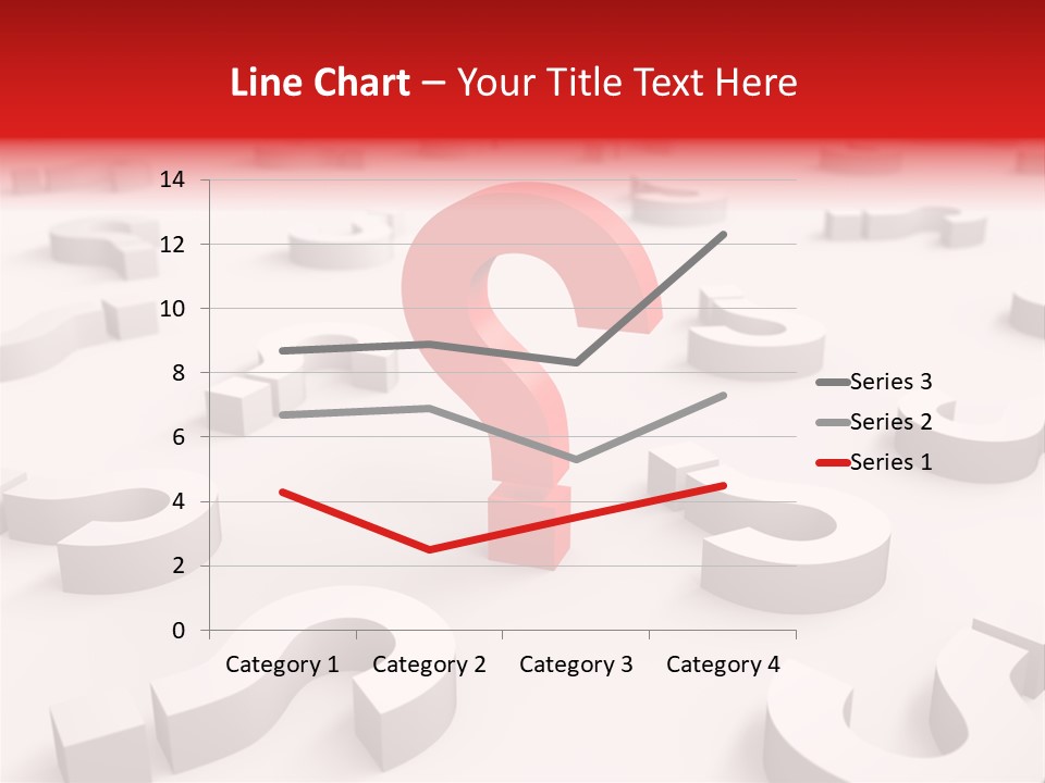 Group Of Objects Help Red PowerPoint Template