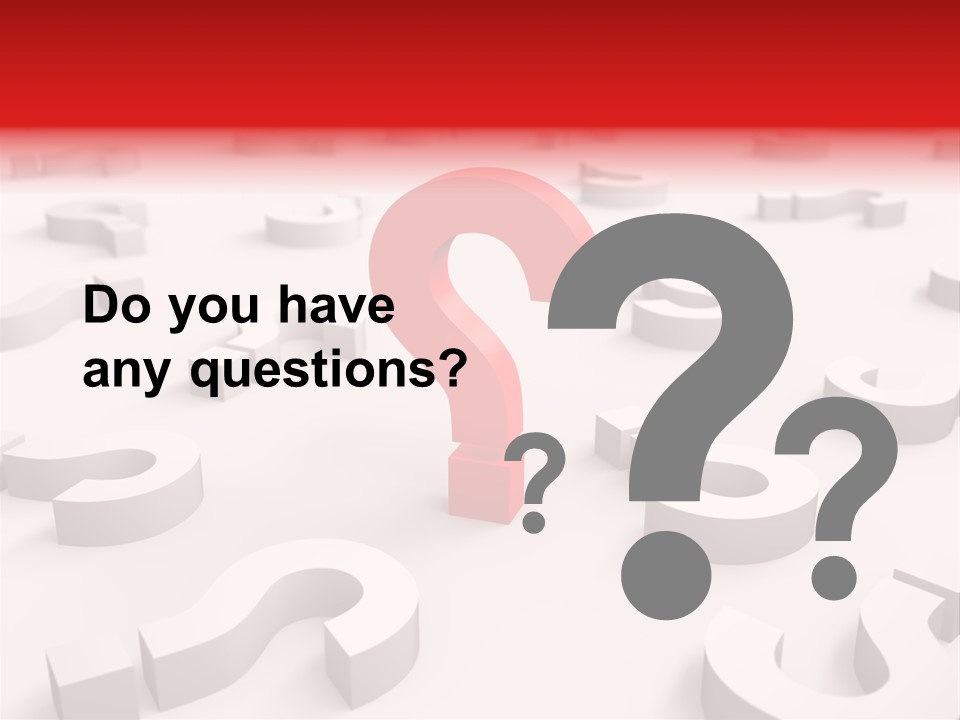 Group Of Objects Help Red PowerPoint Template