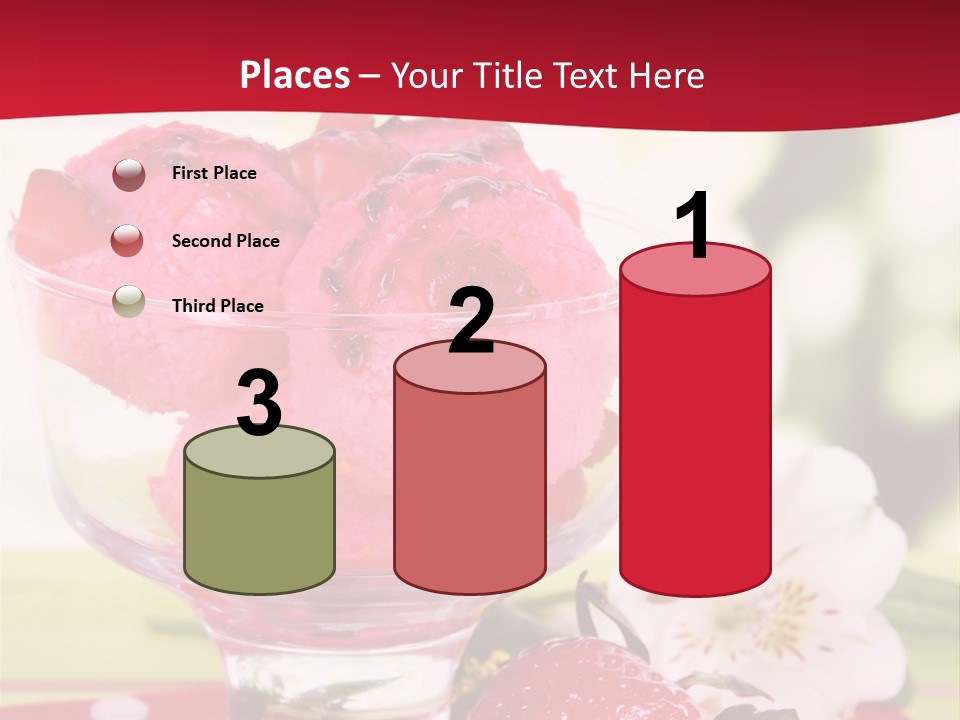 Cold Glass Fruity PowerPoint Template