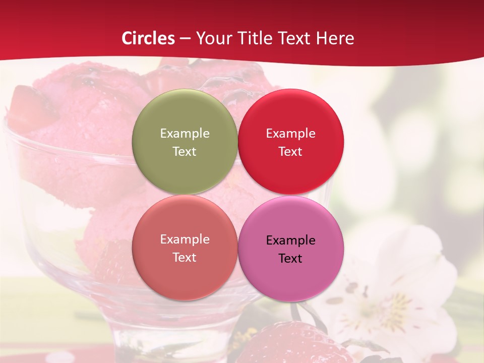 Cold Glass Fruity PowerPoint Template