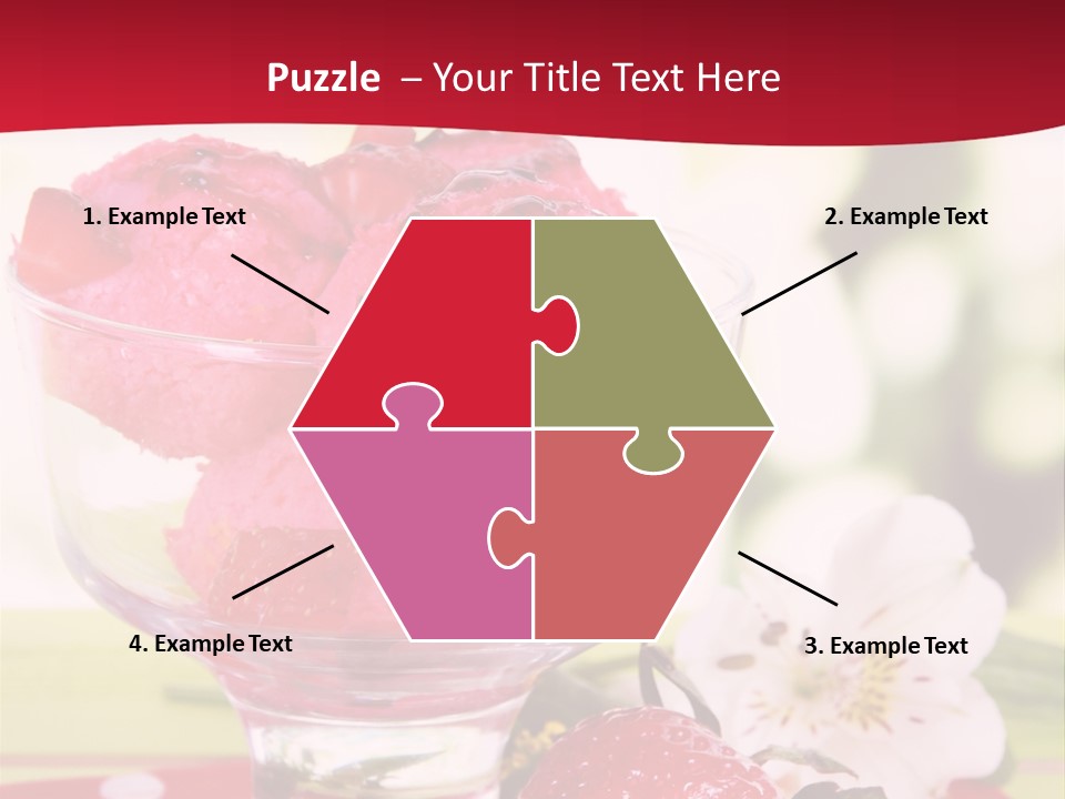 Cold Glass Fruity PowerPoint Template