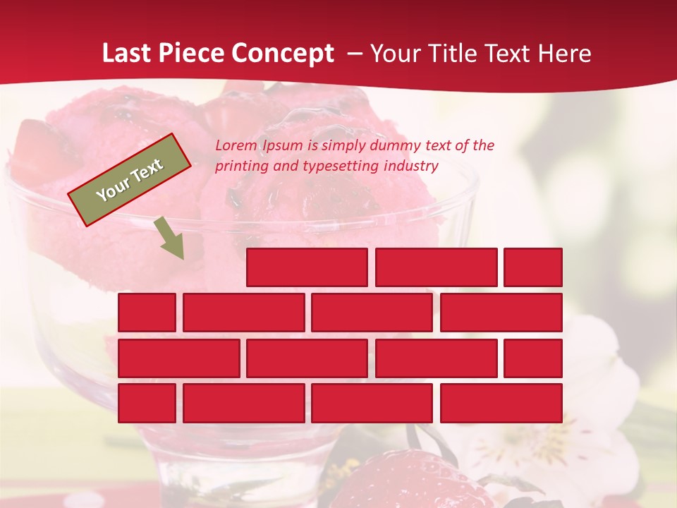 Cold Glass Fruity PowerPoint Template