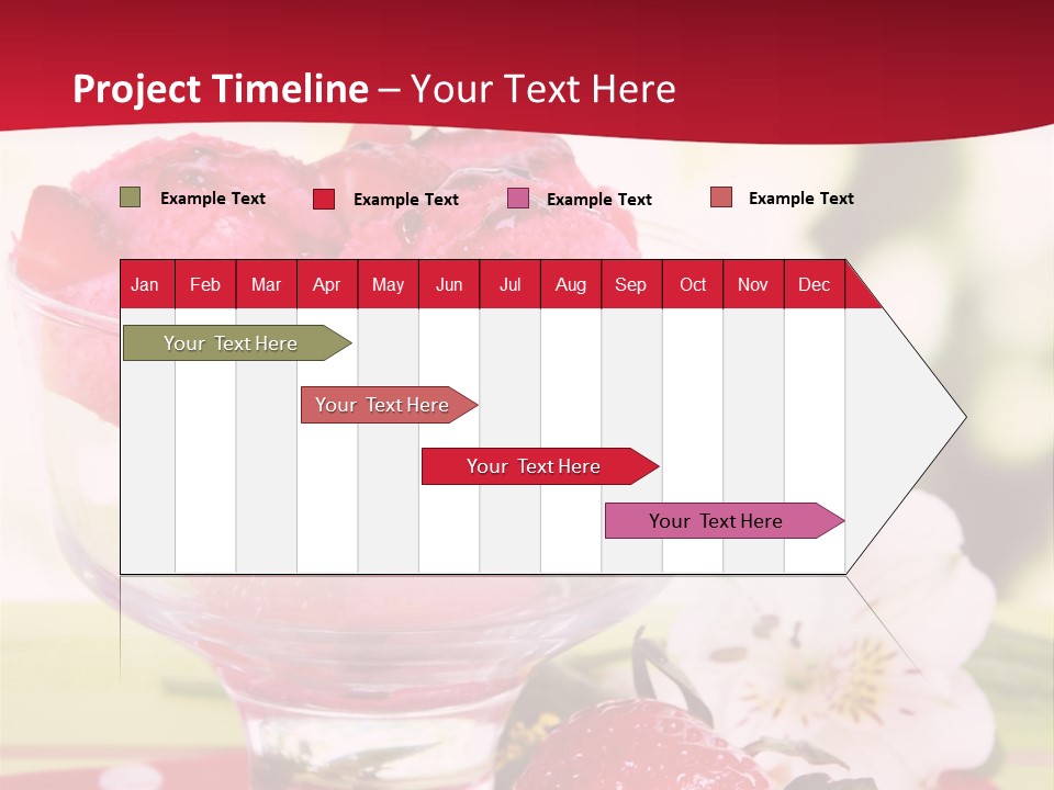 Cold Glass Fruity PowerPoint Template