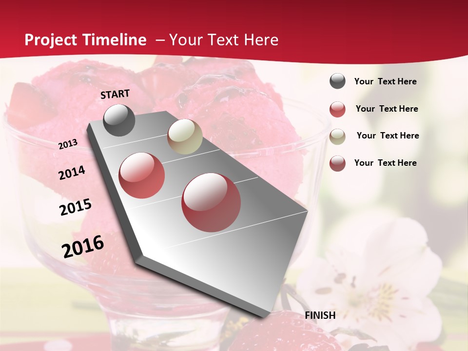 Cold Glass Fruity PowerPoint Template