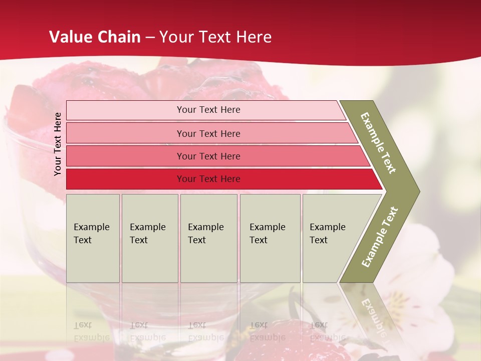Cold Glass Fruity PowerPoint Template