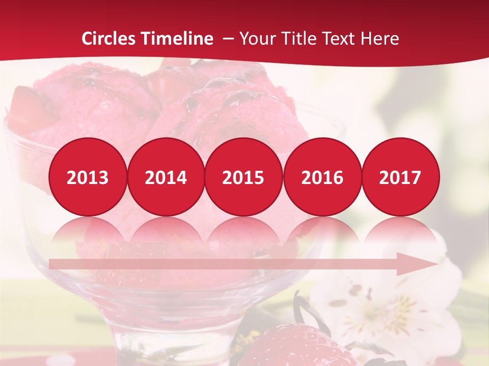 Cold Glass Fruity PowerPoint Template