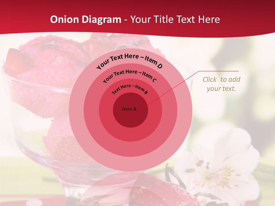 Cold Glass Fruity PowerPoint Template