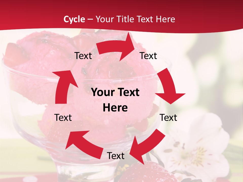 Cold Glass Fruity PowerPoint Template