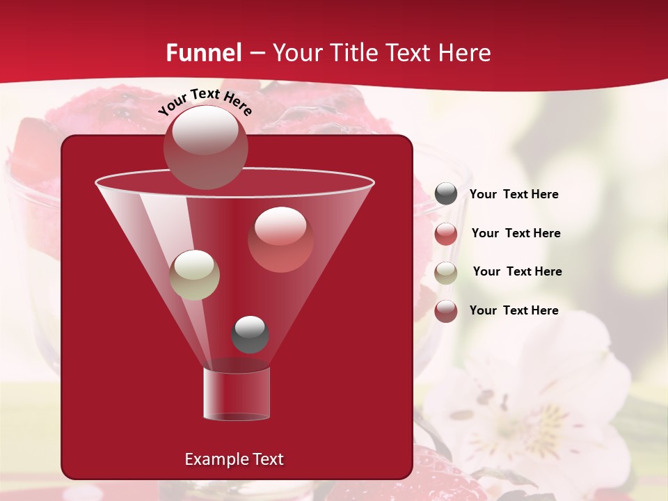 Cold Glass Fruity PowerPoint Template