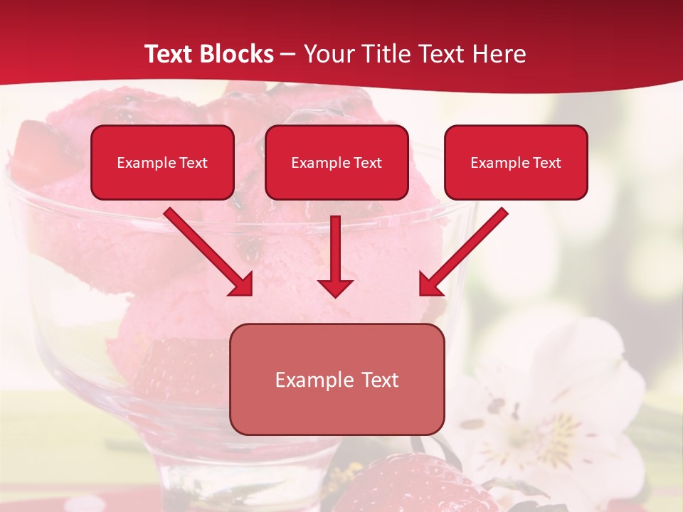 Cold Glass Fruity PowerPoint Template