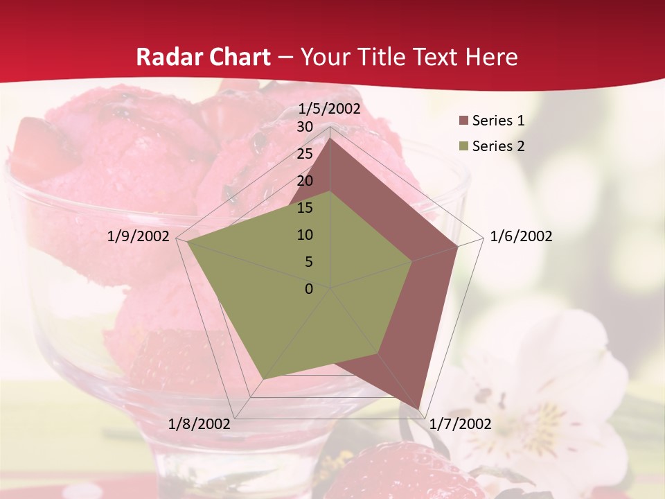 Cold Glass Fruity PowerPoint Template