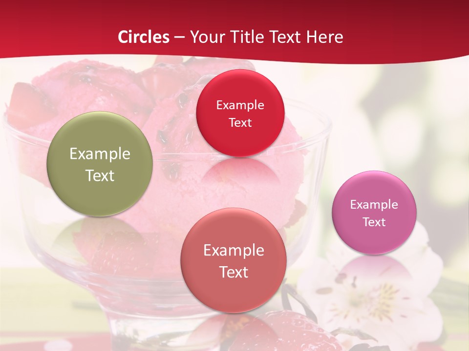 Cold Glass Fruity PowerPoint Template