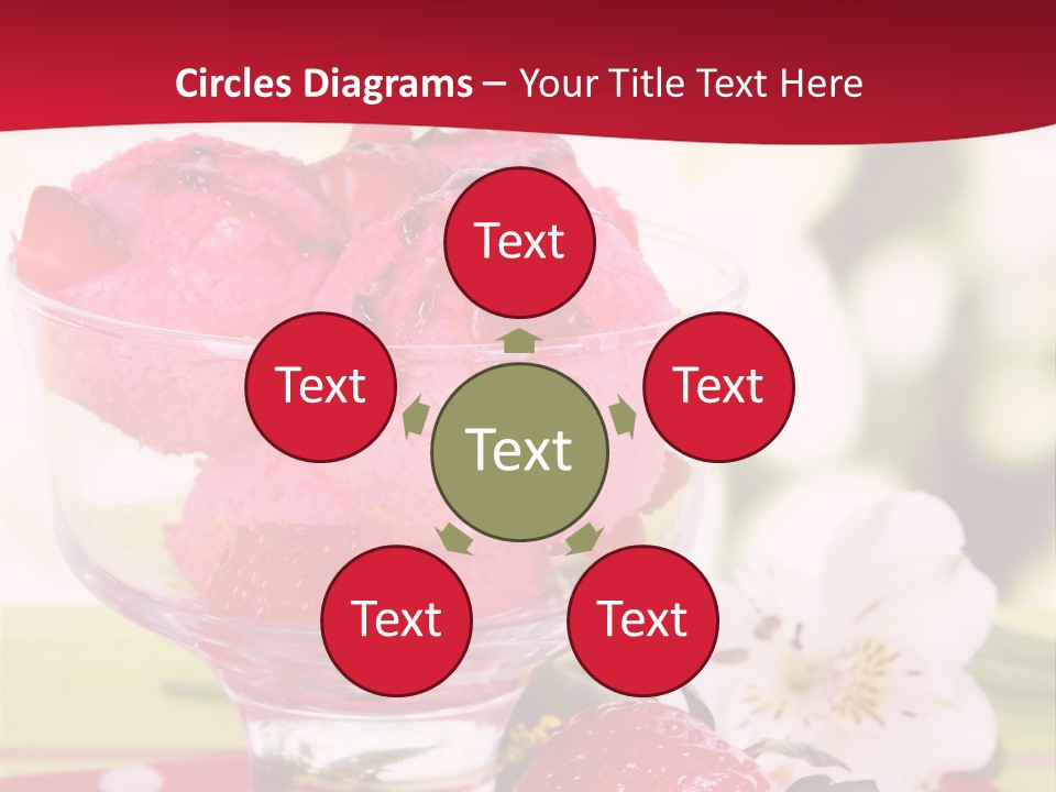 Cold Glass Fruity PowerPoint Template