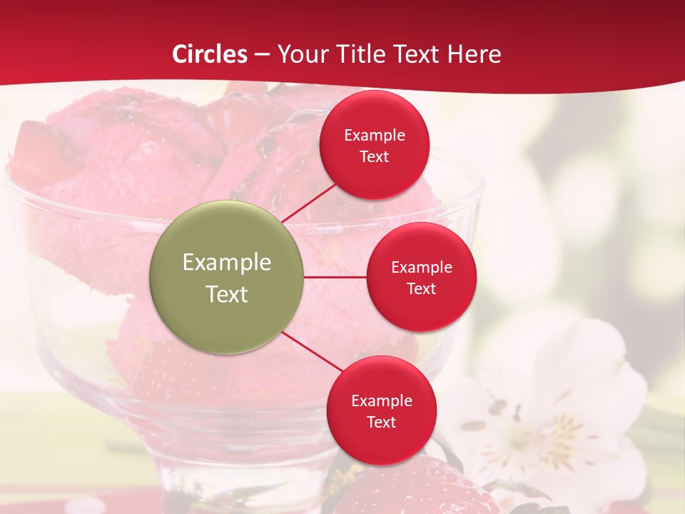 Cold Glass Fruity PowerPoint Template