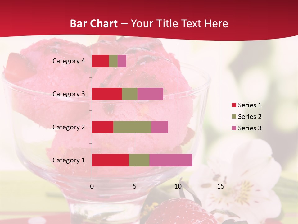 Cold Glass Fruity PowerPoint Template