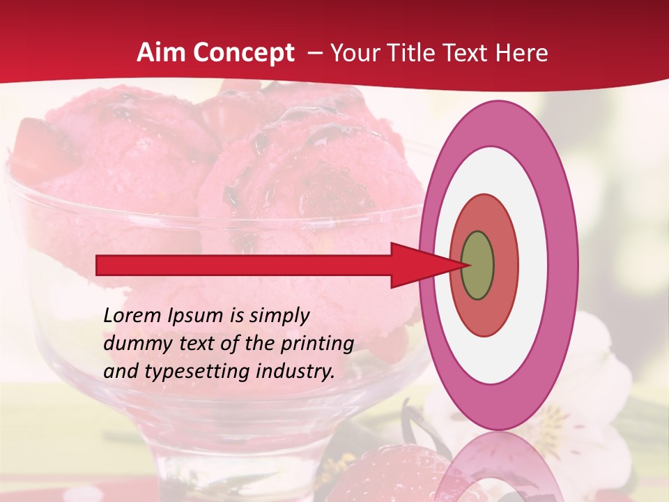 Cold Glass Fruity PowerPoint Template