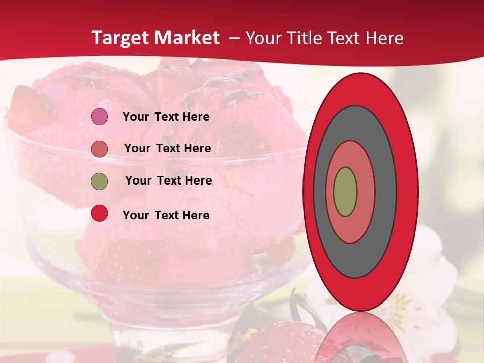 Cold Glass Fruity PowerPoint Template