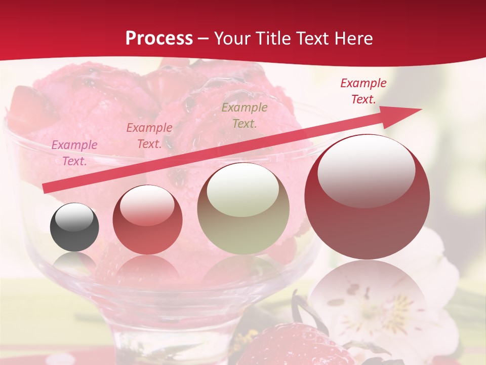 Cold Glass Fruity PowerPoint Template